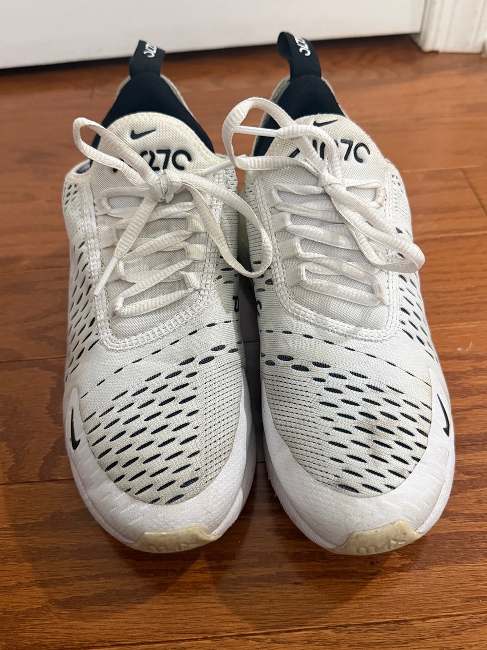 Nike Air Max 270 React Women’s Sneakers - White & Black